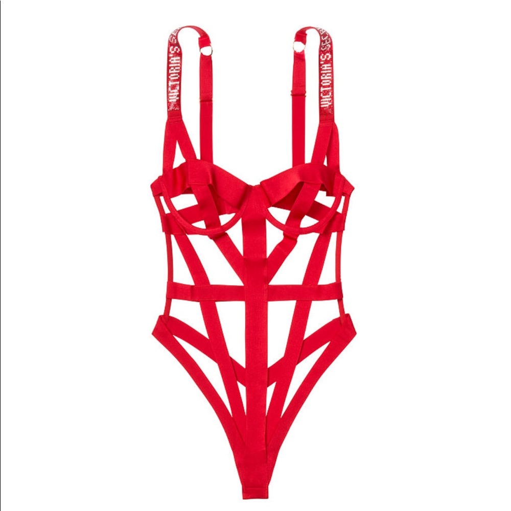 Banded Logo Shine Strap Teddy